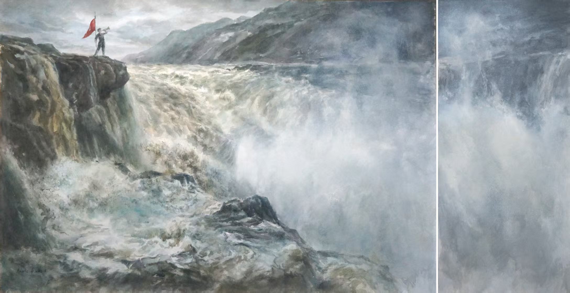 申保华水彩《不息》