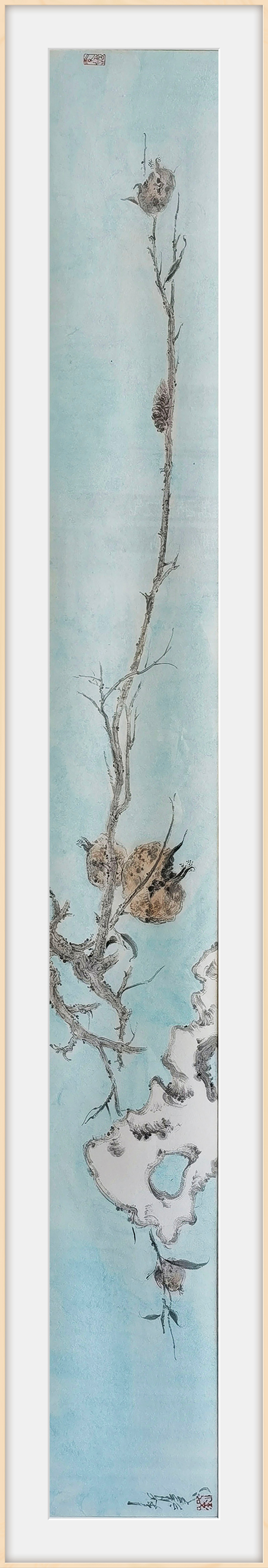 刘智慧国画《条屏1》